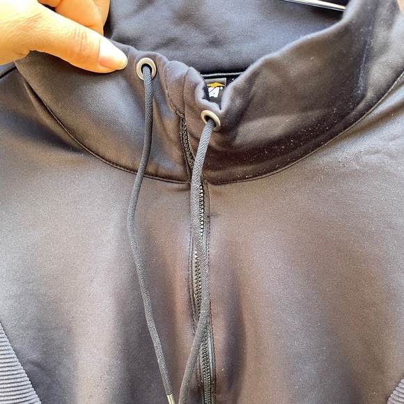 AVIA | Women's Quarter-Zip Ribbed Pullover Jacket - Picture 6 of 7